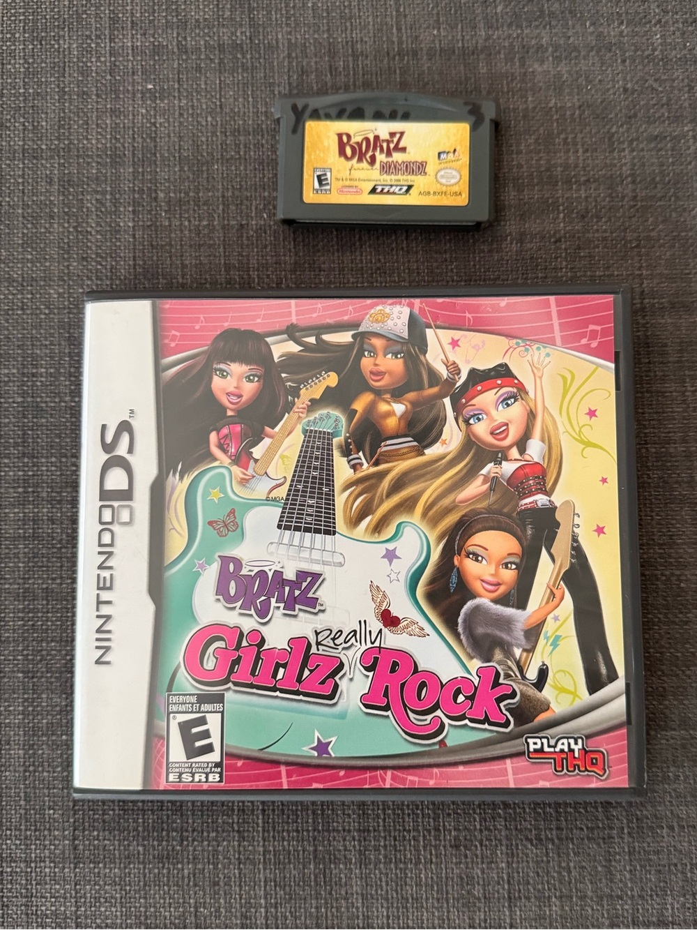 Lot of 2 Games Bratz Girlz Really Rock! Nintendo DS and Bratz Diamondz Gameboy